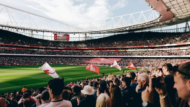 a crowd of people in a stadium